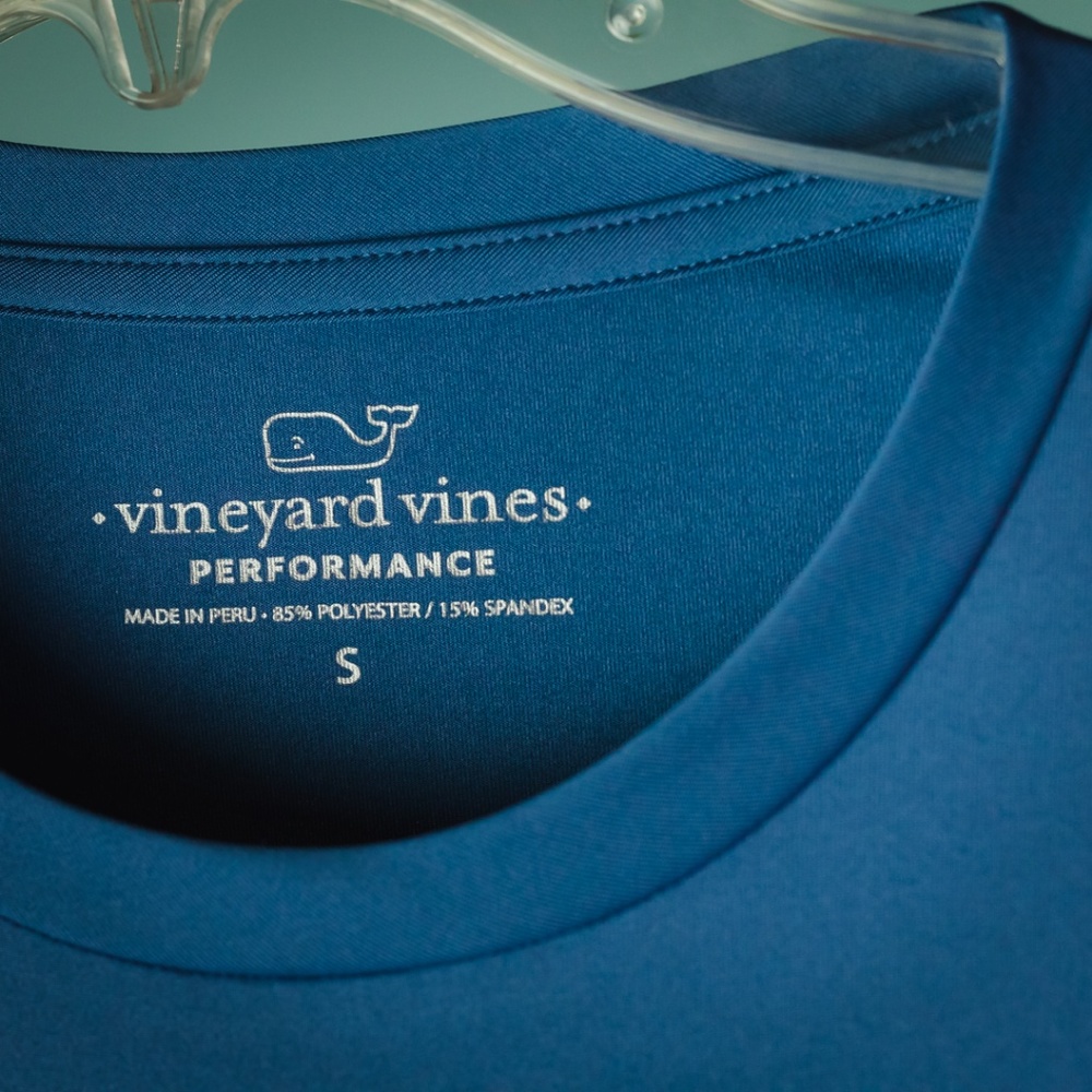 Vineyard Vines S Blue Performance Shirt - Picture 6 of 6